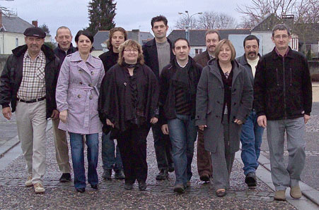 Photo de groupe de l'quipe